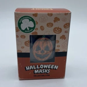Trébol plateado Halloween III trapos de miedo esmalte prendedor con licencia NUEVO - calabaza - Imagen 1 de 2