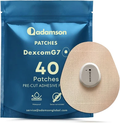 Dexcom G7 over Patches – 40 X Adhesive Patches for Dexcom G7 - Long-Lasting No - Image 1 of 4
