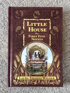 Little House on the Prairie First Five Novel Laura Ingalls Wilder Deluxe Leather - Picture 1 of 4