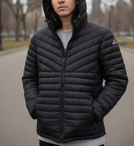 Hawke & Co Featherless Fill Jacke in Schwarz - Bild 1 von 5