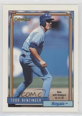 1992 O-Pee-Chee Todd Benzinger #506 - Image 1 of 2