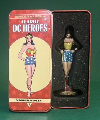 DC Heroes Classic Wonder Woman  Statue in Tin Box DC Dark Horse YOE! 2007 - Image 1 of 4