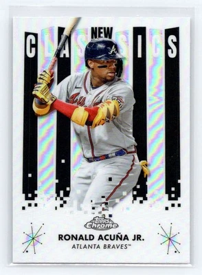 2022 Topps Chrome #NC-3 Ronald Acuña Jr. New Classics Atlanta Braves - Image 1 of 2