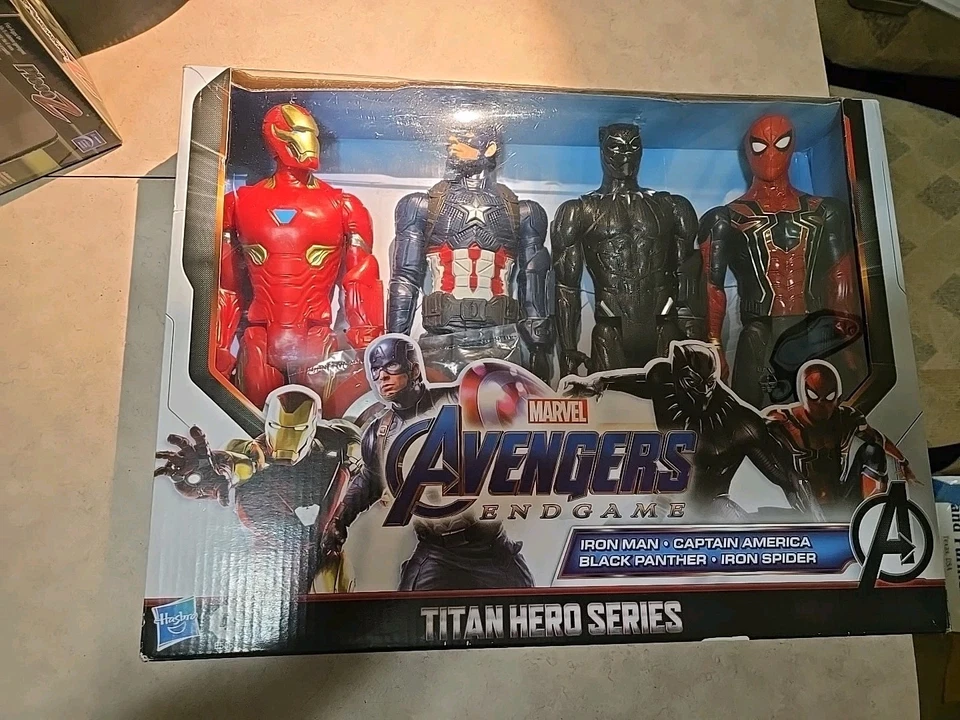 Marvel Avengers Endgame TITAN Hero Series Action Figure 4 Pack.