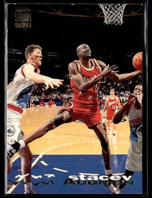 1993-94 Stadium Club #310 Stacey Augmon Atlanta Hawks 3 - Image 1 of 2