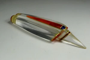 Concept L. S. R. Car Streamlined Futuristic Model Lucite One of a Kind Sculpture - Picture 1 of 8