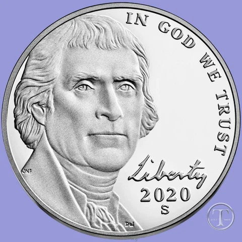 2020 S Proof Jefferson Nickel-Gem Proof-IN STOCK Cover