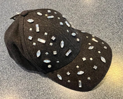 Gorra San Diego Hat Co estrás gris carbón lana suave para mujer cadete sombrero brillante Foto 1 de 4