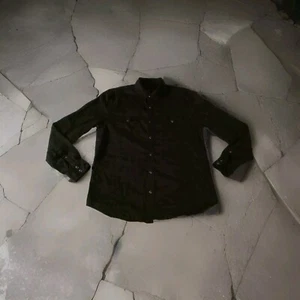True Religion Western Shirt Black Snap Button Long Sleeve Mens Size Large Slim - Picture 1 of 14
