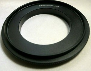 55mm Macro Reverse Lens Adapter Ring For M4/3 Micro Four Thirds Camera E-PL1 GH5