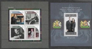 GIBRALTAR HAUS DES SIEGERS UND WILLIAM KATE MIN BLÄTTER POSTFRISCH KÖNIGLICHKEIT - Bild 1 von 1