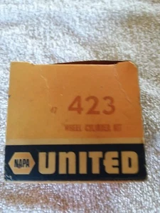 Vintage New Old Stock Napa United 423 Wheel Cylinder Rebuild Kit Drum Brake - Picture 1 of 5