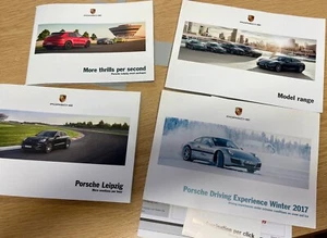 PORSCHE RANGE/ LEIPZIG TOUR/ ICE DRIVING BROCHURES 2014/ 2017 - Picture 1 of 6
