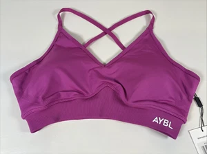 AYBL Womens Adapt Seamless Sports Bra Pink Size Large - Picture 1 of 15