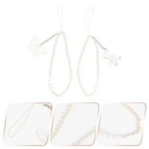 2 Pcs Mobile Phone Decor Key Lanyard Bag Hanging Decor Mobile Phone Pendant - Zdjęcie 1 z 12