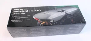 Sharper Image Quiet Drive Motorized Tie Rack Holds 60 Ties New Sealed Box. - Picture 1 of 7