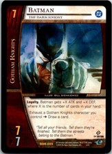 2004 VS SYSTEM DC ORIGINS - PICK / CHOOSE YOUR CARDS