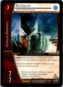 2004 VS SYSTEM DC ORIGINS - PICK / CHOOSE YOUR CARDS