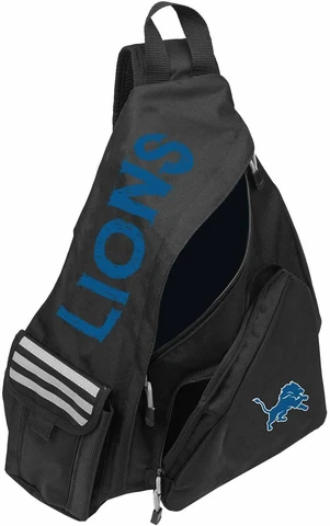NWT NFL Detroit Lions Leadoff Slingbag Sling School Gym Travel Backpack Cover