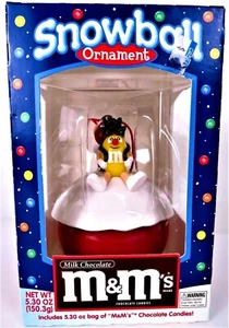 M&M's Ornament - 2001 Snowball Red & Yellow M&M Characters - Vintage  NEW In Box - Picture 1 of 6