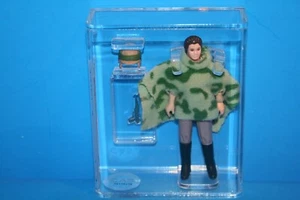 VINTAGE STAR WARS CAS GRADED LEIA ENDOR 90NM+ 84 NO COO FIGURE WEAPON KENNER CV - Picture 1 of 12