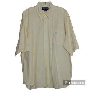 Camisa Grande Ralph Lauren Para Hombre XL Rayas Con Botones Negocios Informal Dadcore   - Imagen 1 de 15