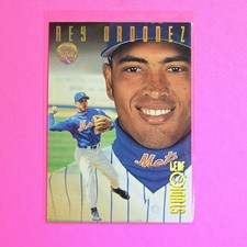 1996 Leaf Studio #14 Rey Ordonez GOLD PRESS PROOF SP #/500 Rare Mets, ROOKIE