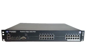 Foundry Networks FastIron Edge 2402-POE 24 Port Network Switch - Picture 1 of 7