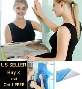 20 Zoll x 40 Zoll Selbstklebender Spiegel Wandaufkleber Reflektierende Folie Papier Küche Dekor - Bild 1 von 13