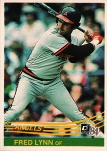 1984 Donruss Baseball #108 - Fred Lynn - California Angels 84-109 - Picture 1 of 2