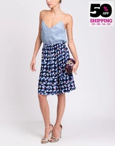RRP€450 EMILIO PUCCI Silk Organza Top IT40 US4 UK8 S Sleeveless Made in Italy - Picture 1 of 12