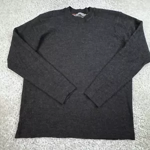 Smartwool Merino Wool Crewneck Sweater Gray Womens Large FLAW - Picture 1 of 6