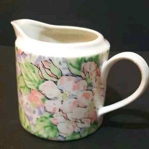 Neiman Marcus Vintage Apple Blossom Cream Pitcher - Picture 1 of 7