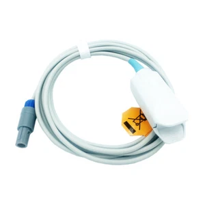 Reusable 6pin Adult Finger Clip SpO2 Sensor Cable for Advanced PM1000E(Nellcor) - Picture 1 of 4