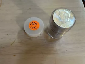 Bulk Lot 1964 Unc. 20 Coins 90% Silver Kennedy Half Dollars Roll - See Photos - Picture 1 of 3