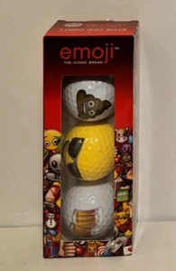 Golf Balls Emoji x3 by The Iconic Brand NIB  - Picture 1 of 2