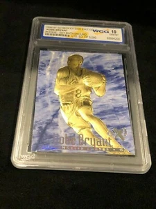 KOBE BRYANT Rookie Card Limited Edition Rare 96-97 23k Gold Gem 10 - Picture 1 of 6