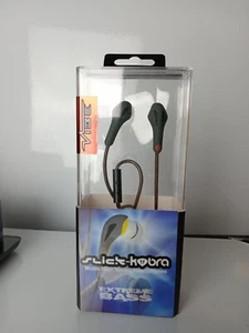 VIBE SLICK KOBRA SNAKE SKIN STEREO KOPFHÖRER Extreme Bass Brandneu - Bild 1 von 4