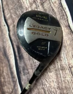 Spalding Oversize Legacy Gold 7 Titanium Alloy 25 Degree RH Golf Iron - Picture 1 of 8