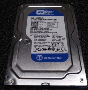 Western Digital Caviar Blue 160GB 7200 RPM SATA 3.5" Hard Drive DOD Wiped Tested - Picture 1 of 4