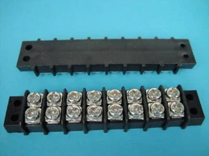 1xDual 8 Position Terminal barrier Strip 30A 600V,58A xh - Picture 1 of 1