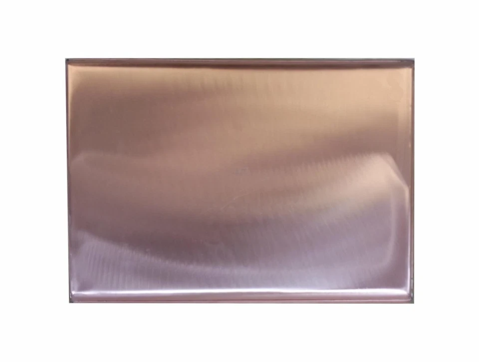 Teglia rettangolare in rame stagnato made in Italy cm 35 x 40 h 3 - Immagine 1 di 4