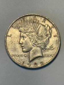 COLLECTABLE 1922 United States One Dollar Liberty SILVER Coin - Picture 1 of 2