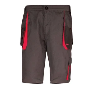 Pantaloncini Cargo da Lavoro Costruttore Uomo, Mezza Elastica Vita, Tripla Cucitura Cordura - Foto 1 di 11