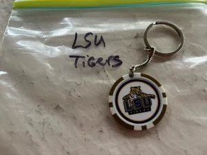LSU Tigers Key Chain LSU Tiger Logo New - Picture 1 of 4