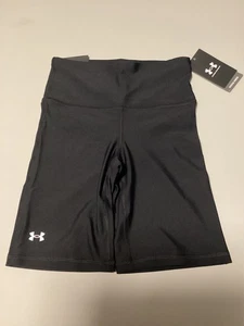 Under Armour UA 1360939 EXTRA SMALL HIGH RISE DAMENFAHRRADSHORTS UVP $ 35 SCHWARZ - Bild 1 von 9
