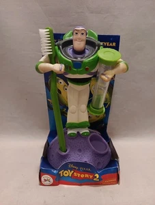 Toy Story 2 Disney Welcome 2000 Buzz Lightyear porta spazzolino su cartoncino mai usato - Foto 1 di 12