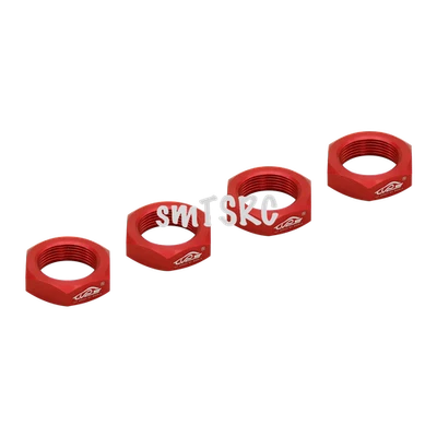 Metal Wheel Nut Red 4PCS ONE SET For 1/5 Scale Hpi RV Km Baja 5b RC Car Parts - Image 1 of 4