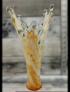 Artistic Colorful Hand Blown Glass Vase 1224 - Picture 1 of 8