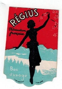 m35 original vintage french TAG Label of Stockings Nylon Dessous for sexy woman - Bild 1 von 2